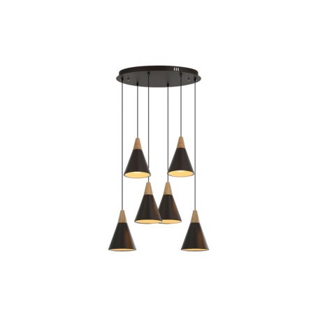 Lampara de Cono 6 Luces