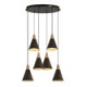 Lampara de Cono 6 Luces