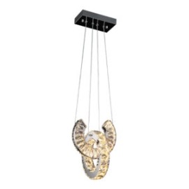 Candil Cristal Doble Circulo