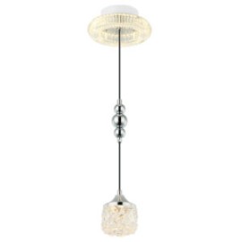 Lámpara Colgante 1 luz Flor Acrilico