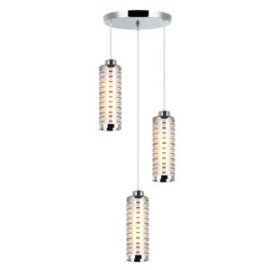 Lámpara Espiral Elegante 3 Luces Redonda