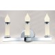Lampara de Vela Pared 3 Luces