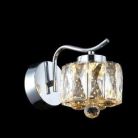 Lampara de Pared Cristal Champagne 1 luz