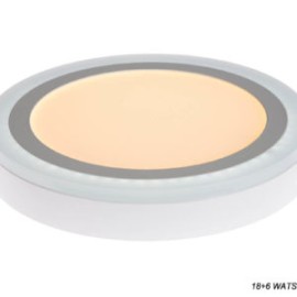 Lampara de Techo Redonda Doble Color 24 Watts